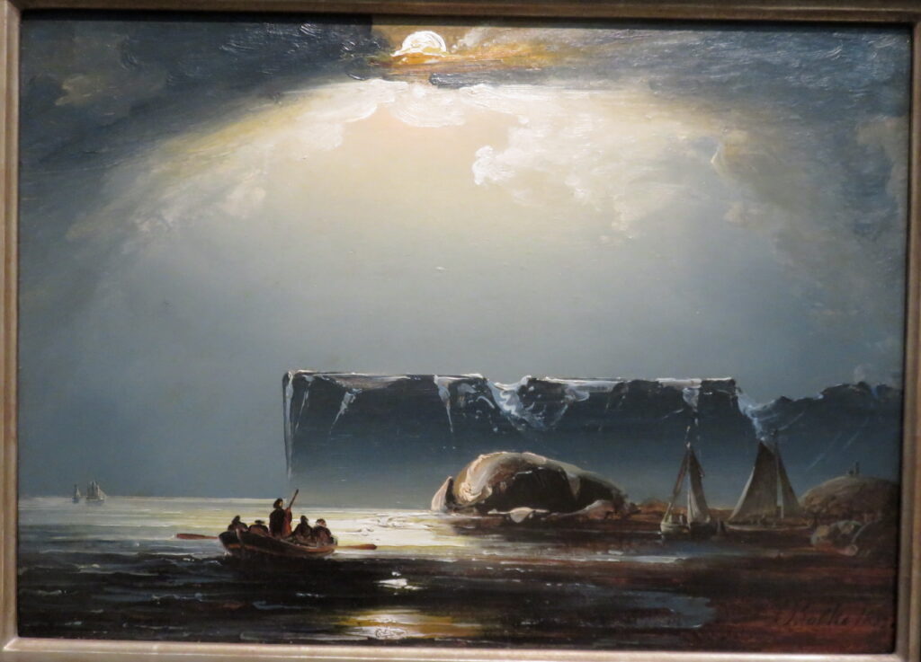 Peder Balke The North Cape 1853 Oil on paper on board from exhibition at the Metropolitan Museum of Art
